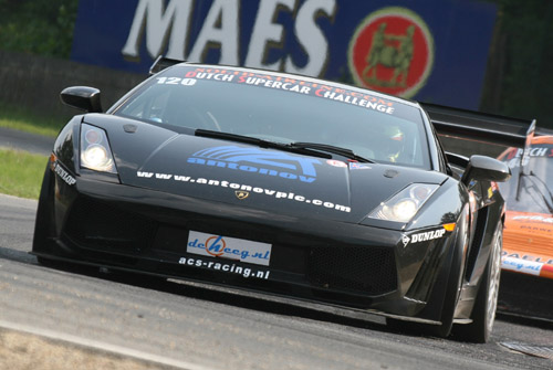 Marius Ritskes met Peter Kox in de Lambo Gallardo GT3